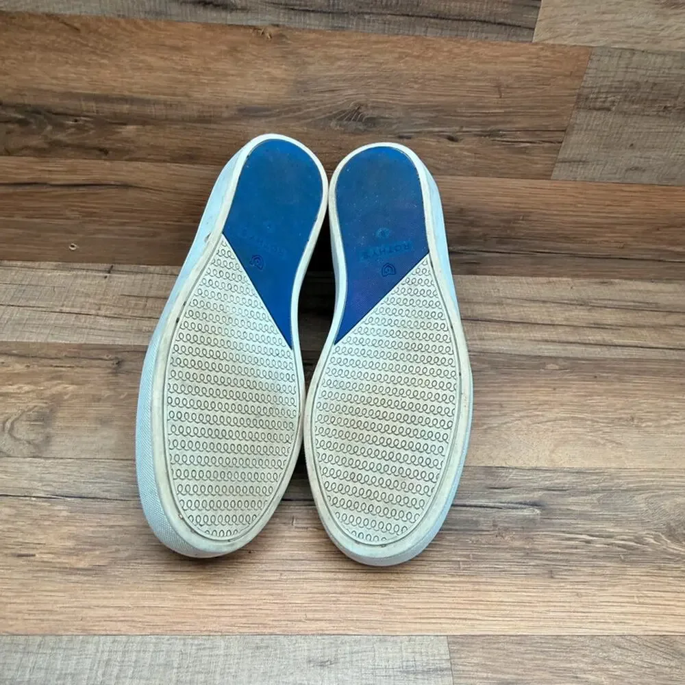 Rothy's  Women's Size 8 The Original Slip On Sneakers blue  Shoes Low Top